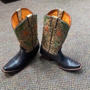 Frye Wedged Cowboy Boots